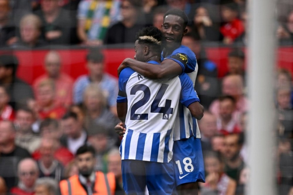 Welbeck salvó al Brighton. AFP