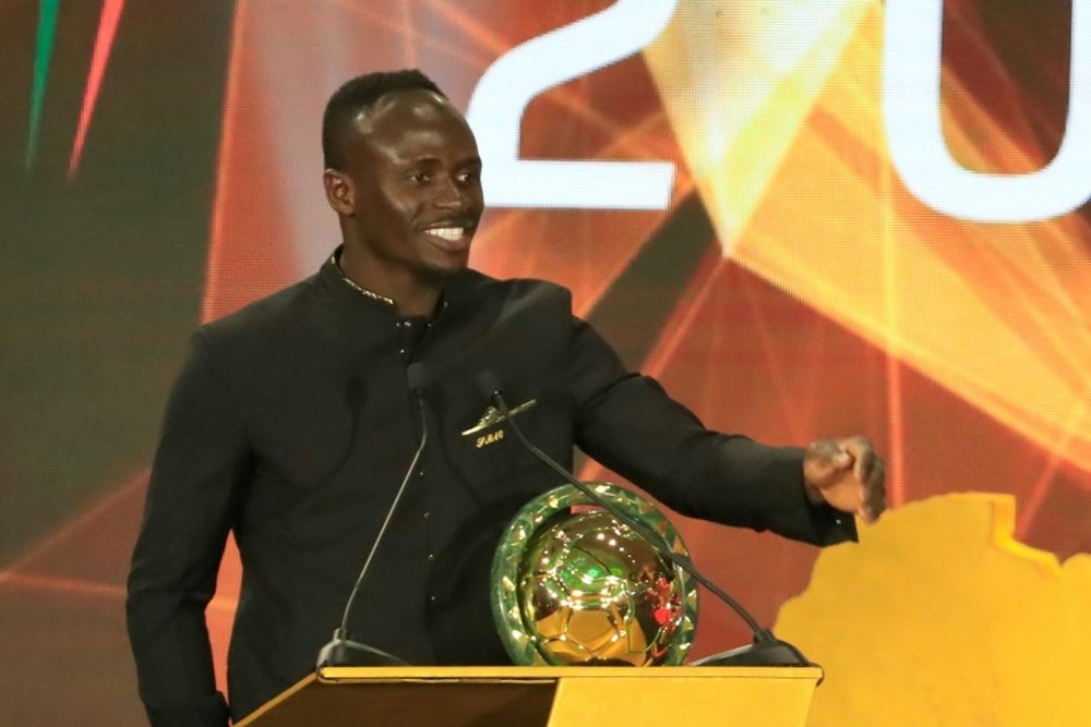 Sadio Mané, eleito o melhor jogador africano do ano. AFP