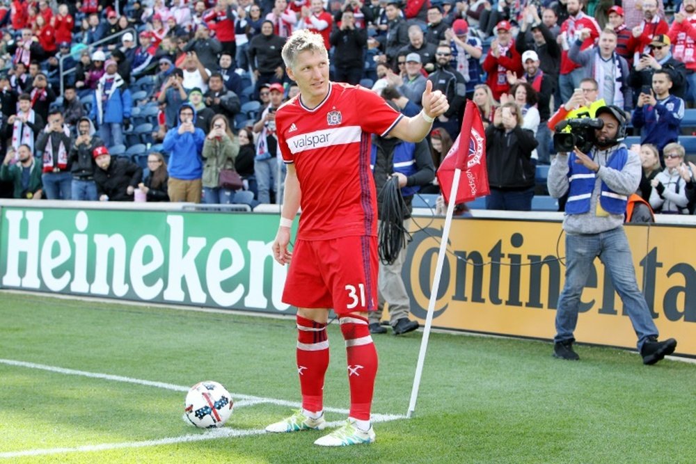 Bastian Schweinsteiger has been voted into the Major League Soccer All-Star team. AFP