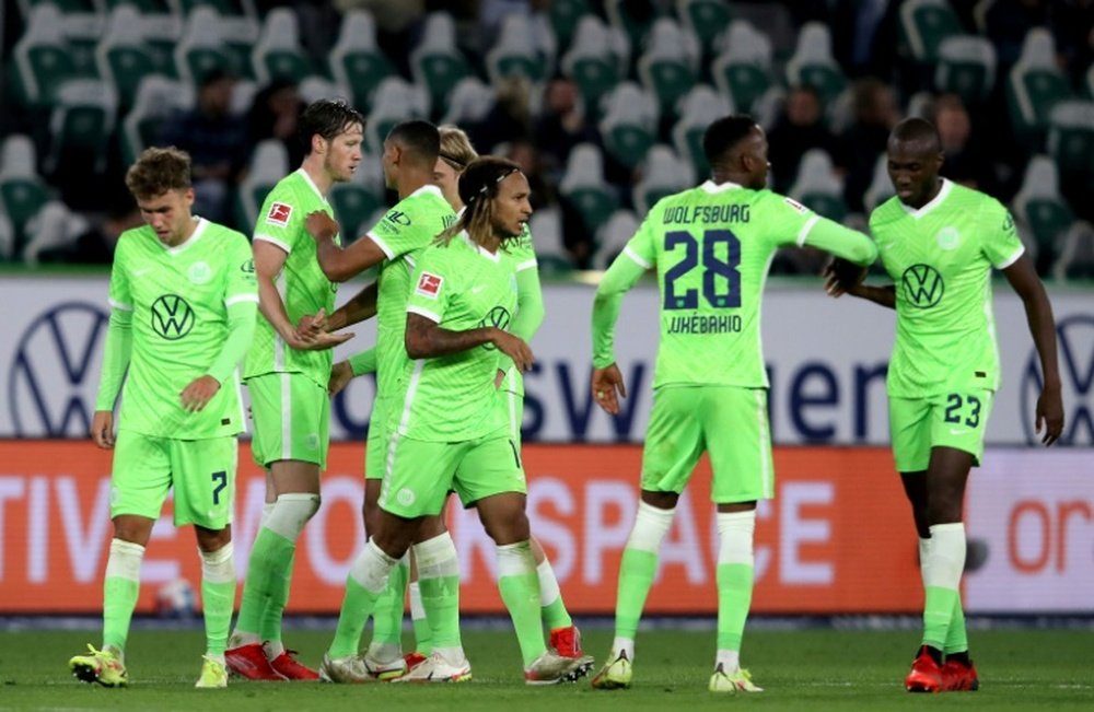 El Wolfsburgo acumula cinco derrotas consecutivas. AFP
