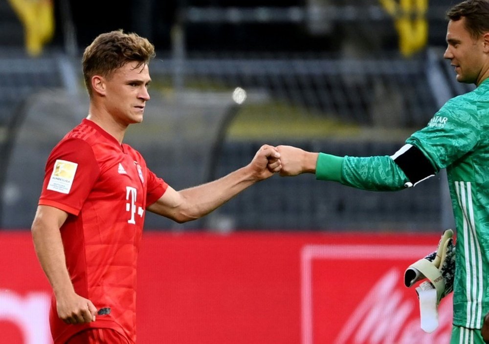 Kimmich não pode mais fugir de herança no Bayern de Munique. AFP