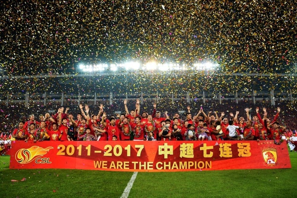 The CSL will see a salary cap introduced next season. AFP