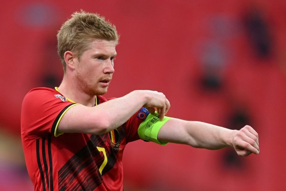 Belgium must show more guts with the ball, says De Bruyne. AFP