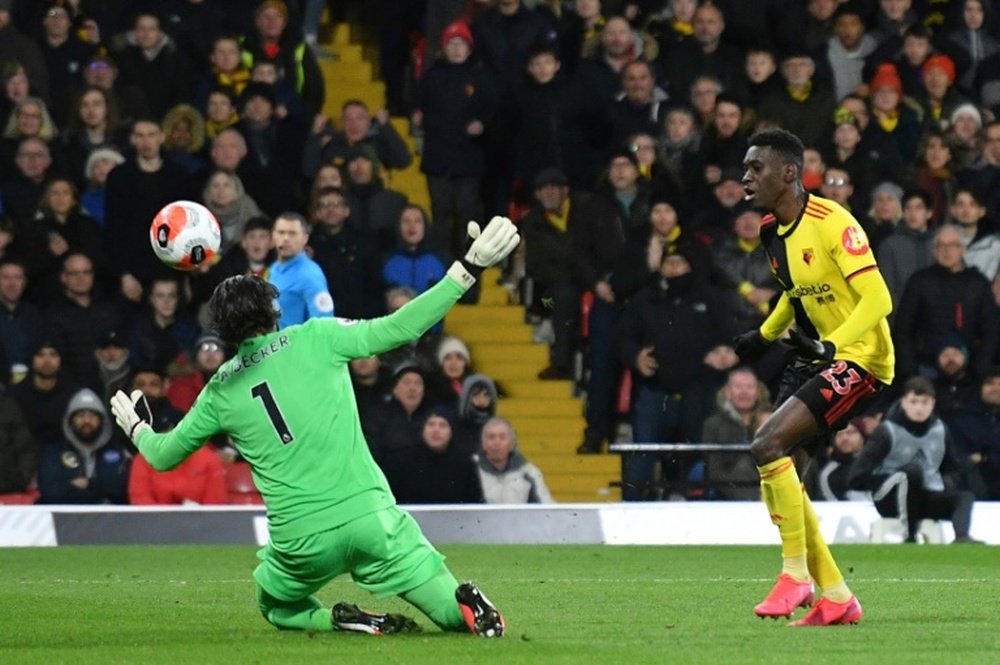 O Watford pede 50 milhões ao United por Ismaïla Sarr. AFP