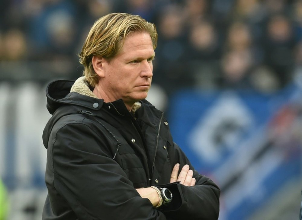 Markus Gisdol, técnico do Hamburgo até 2019. AFP