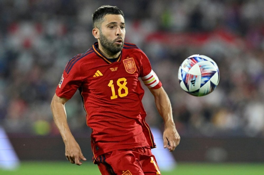 Jordi Alba si unisce all'Inter Miami. AFP