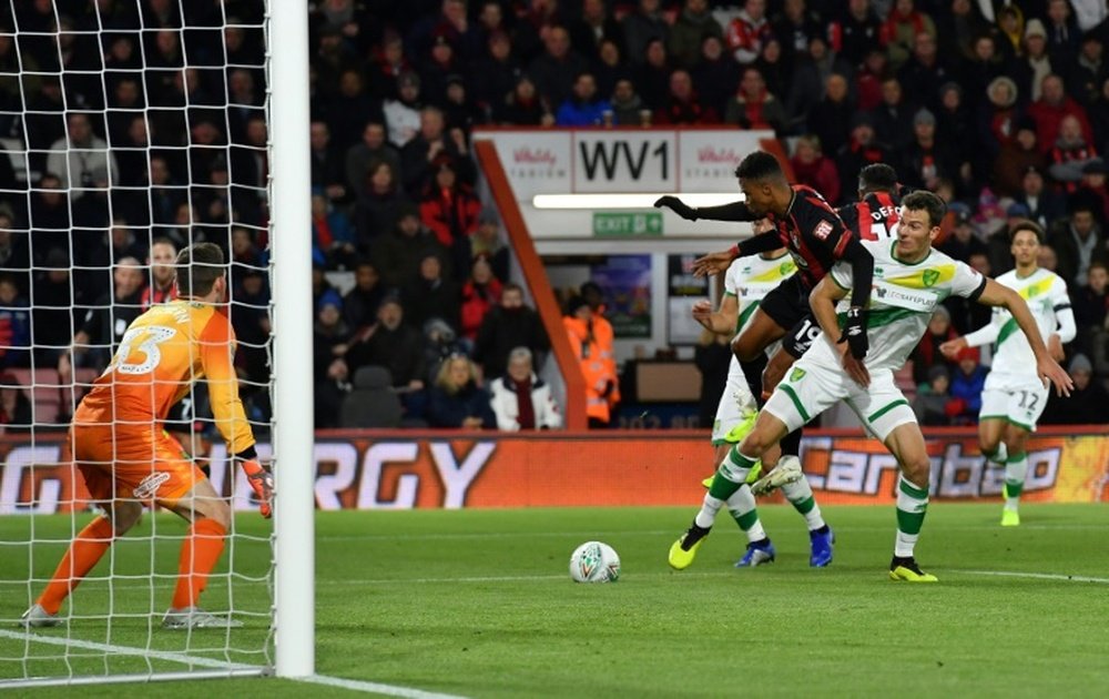 Junior Stanislas opened the scoring for Bournemouth. AFP