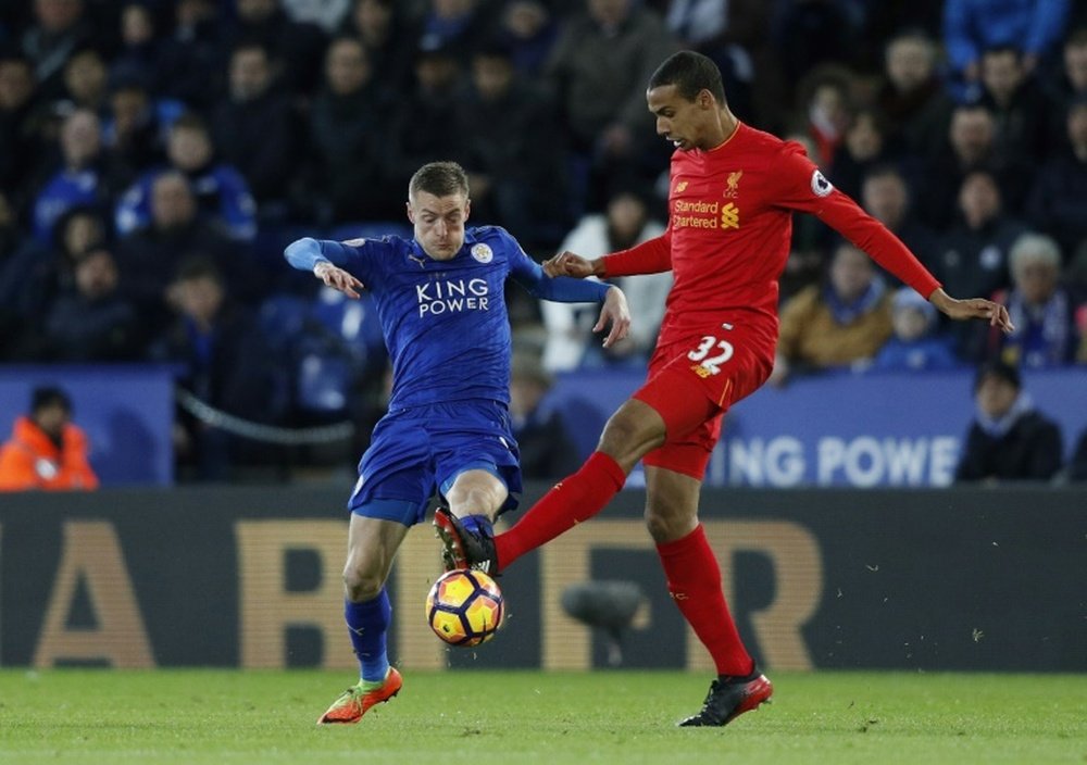 Matip limped off against Dortmund. AFP