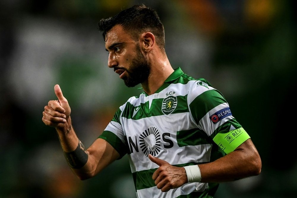 Accord total entre United et Sporting pour Bruno Fernandes. AFP