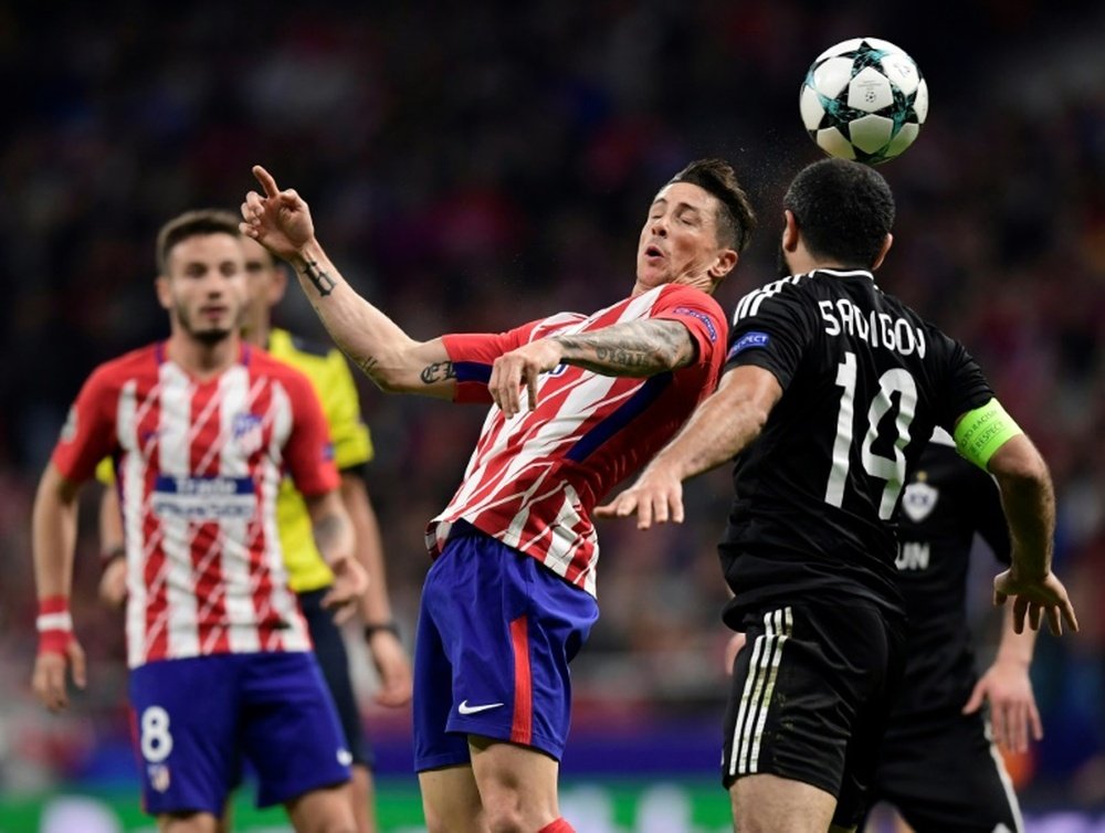 Torres podría tener las horas contadas en el Atlético. AFP