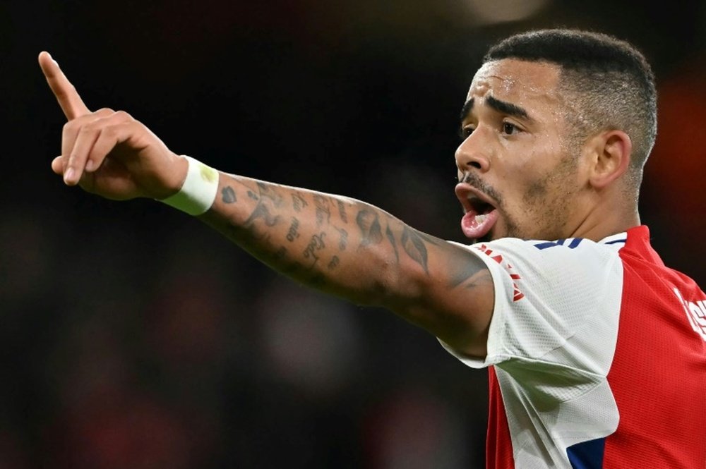 Arsenal confirmed that Gabriel Jesus has suffered an ACL injury. AFP