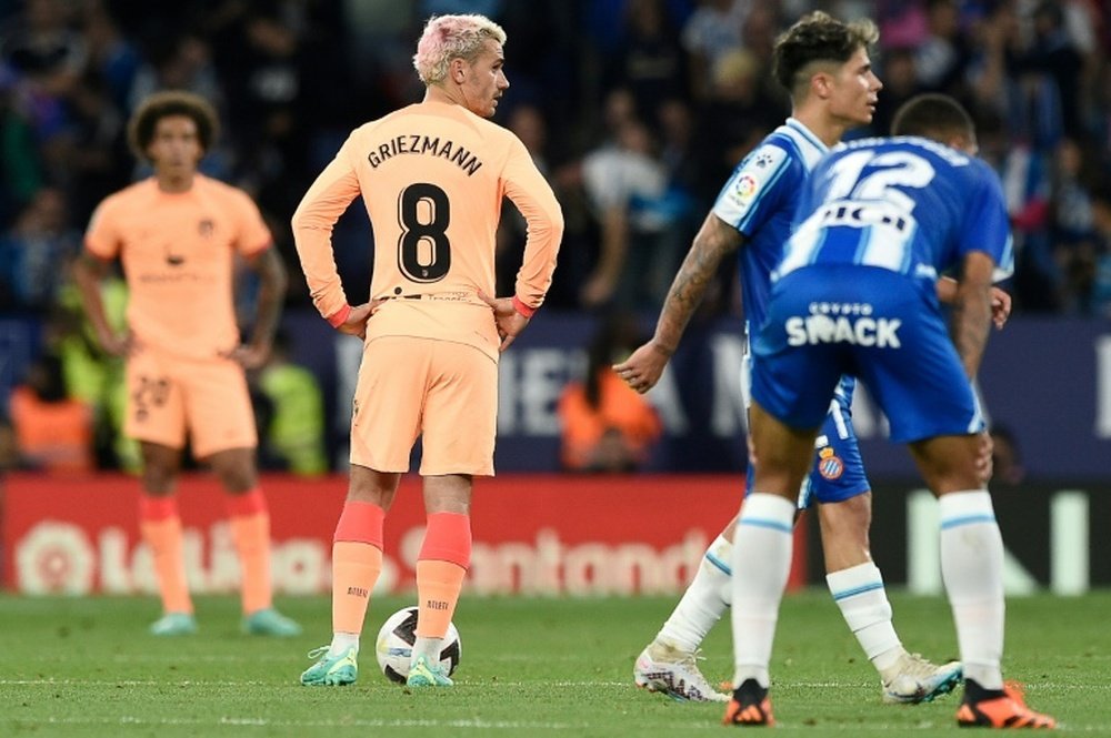 Griezmann, autor del gol de la polémica. AFP