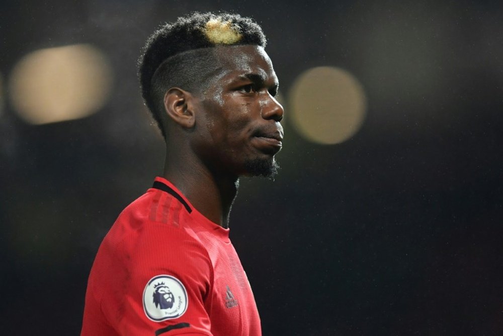 Pogba's future at Man Utd is uncertain. AFP