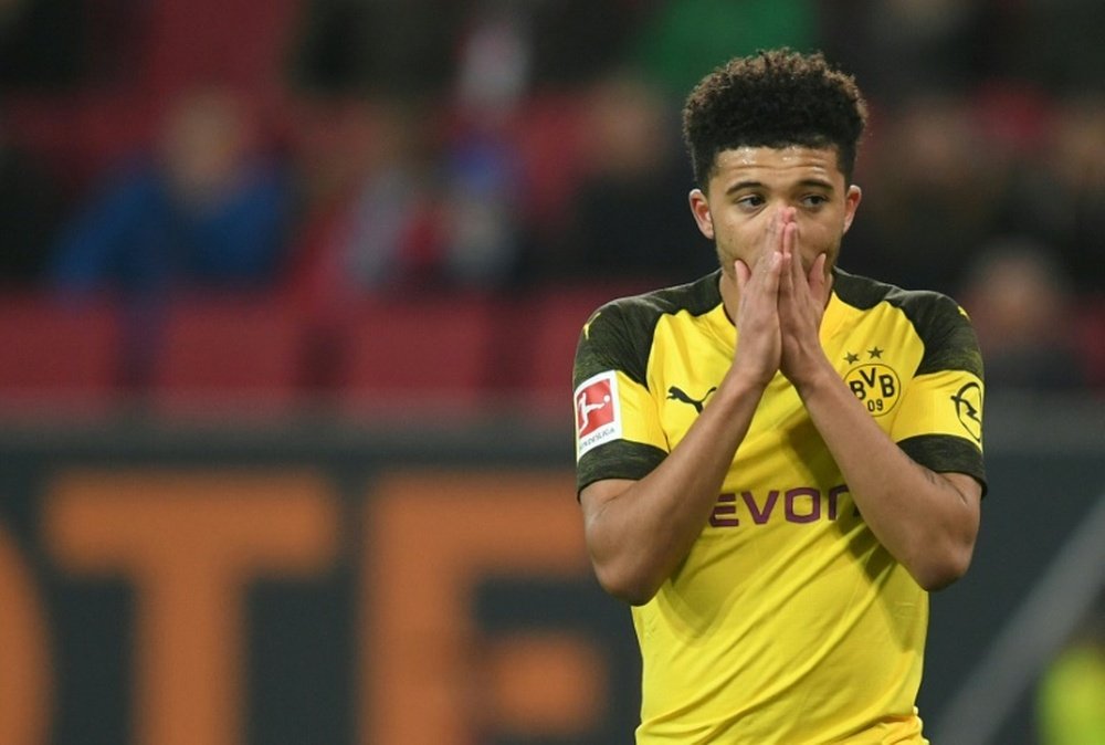 Borussia Dortmund não pensa em perder Jadon Sancho. AFP
