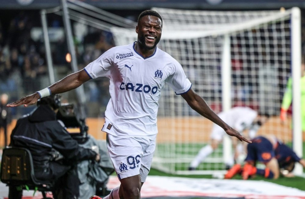 Chancel Mbemba donne l'avantage à l'OM. AFP