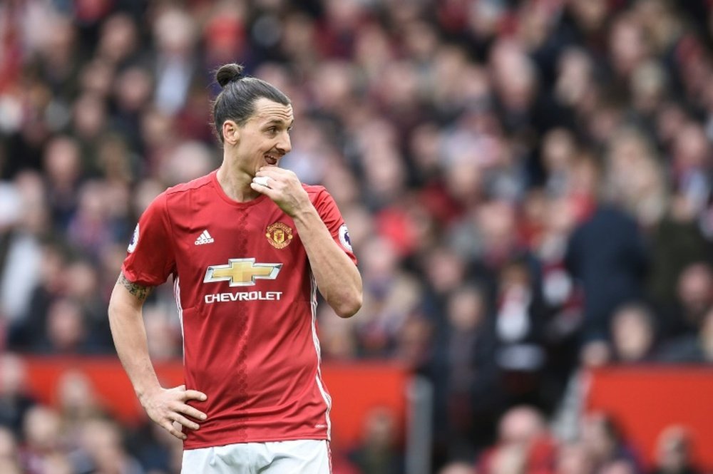 Ibrahimovic is likely to face disciplinary action after the match against Bournemouth. AFP