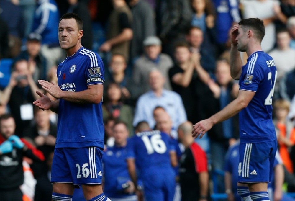 Terry says Cahill would make a good captain. AFP