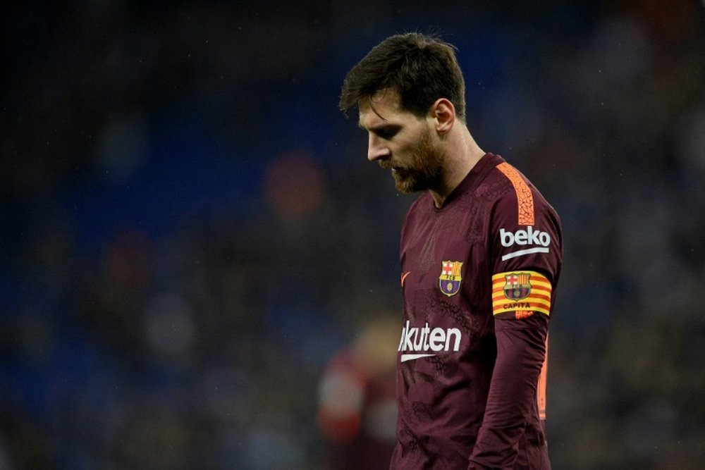 Messi a un point faible. AFP