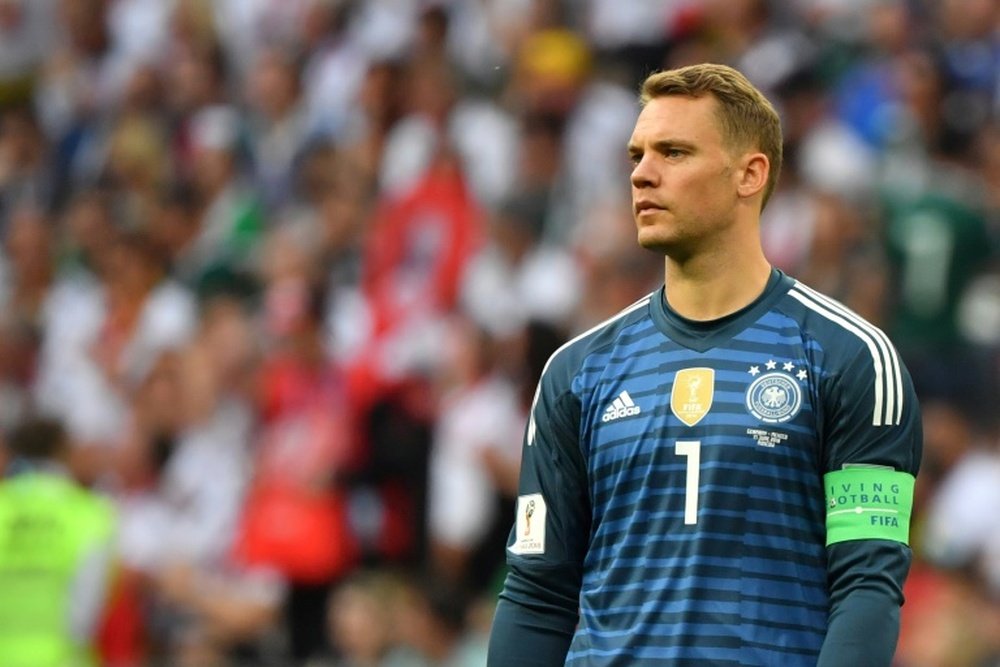 Neuer is wasting no time. AFP