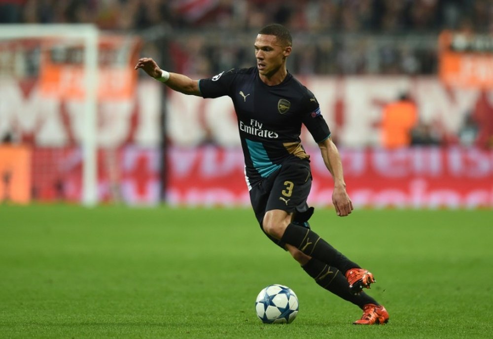 Wenger admet qu'Arsenal n'avait pas proposer une prolongation à Gibbs. AFP