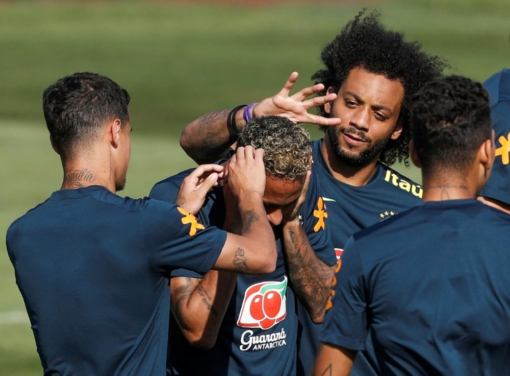 Neymar, as always, has been the centre of attention. AFP