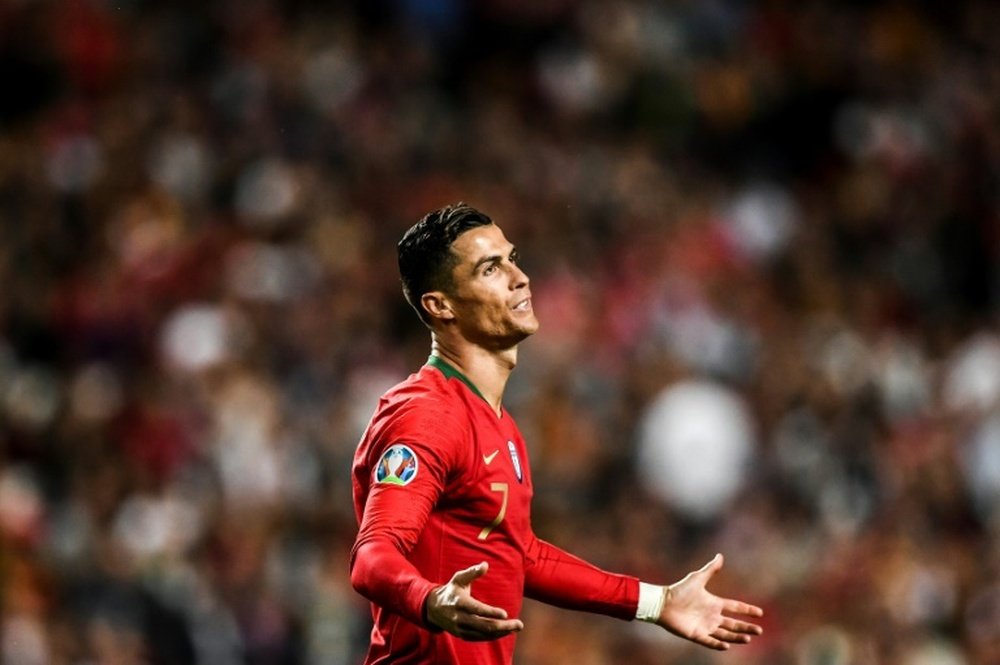 Cristiano flaquea ante las grandes selecciones. AFP