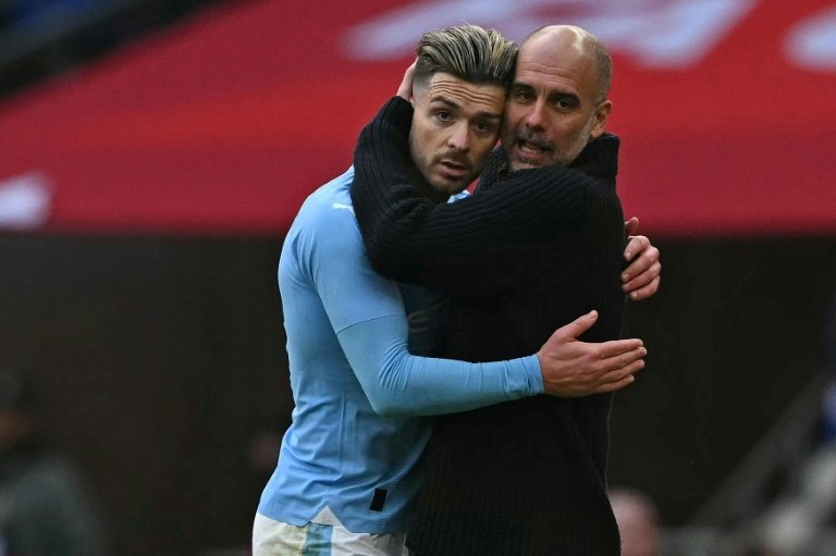 Grealish was injured in City's last training session. AFP