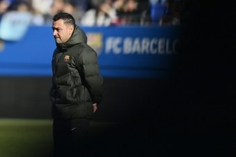 Xavi Hernández em foto de arquivo. AFP