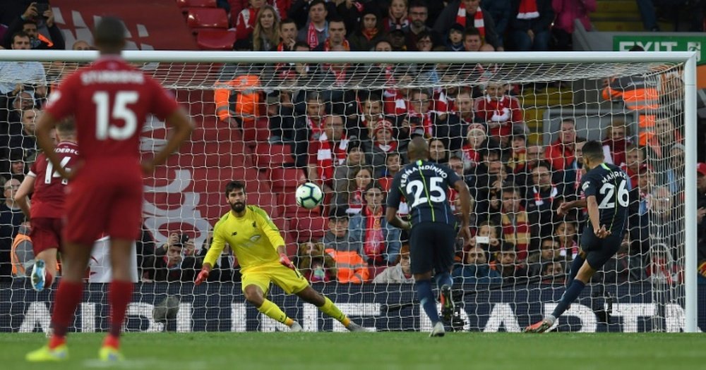 Mahrez's wayward penalty cost Manchester City. AFP
