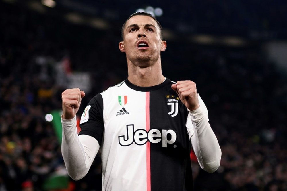 Cristiano logró un récord con la Juventus. AFP