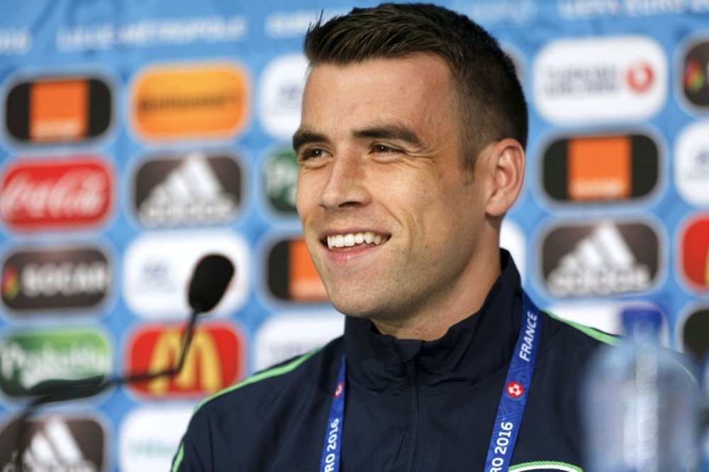 Coleman has hit back at criticism of Ireland boss Martin O'Neill. AFP