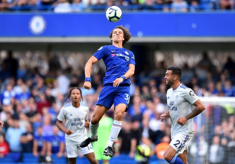 Luiz is back to his best under Sarri's leadership. AFP