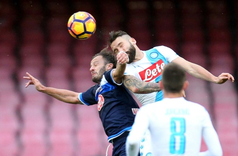 Gilardino podría proseguir su carrera en el Spezia Calcio. AFP