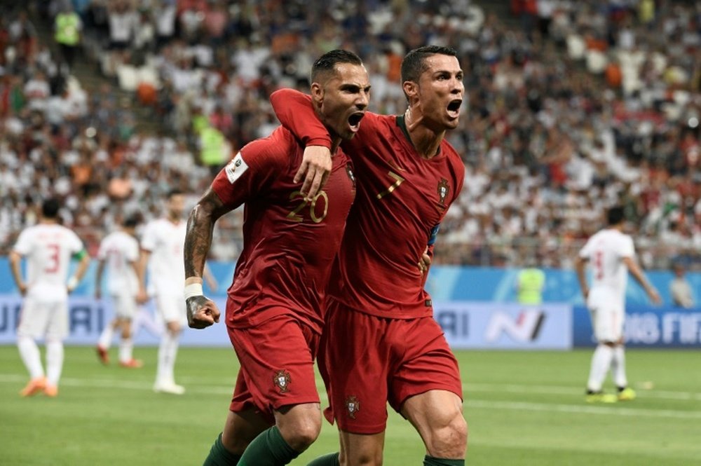 Portugal drew 1-1 with Iran. AFP