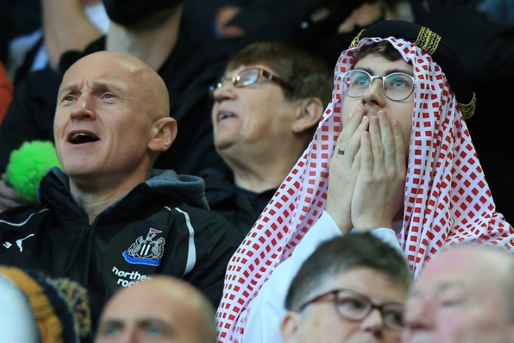Um possível boicote de times ingleses ao Newcastle. AFP