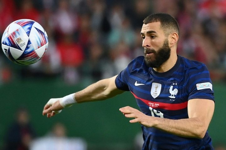 Benzema heads to the World Cup fresh from winning the Ballon d'Or. AFP