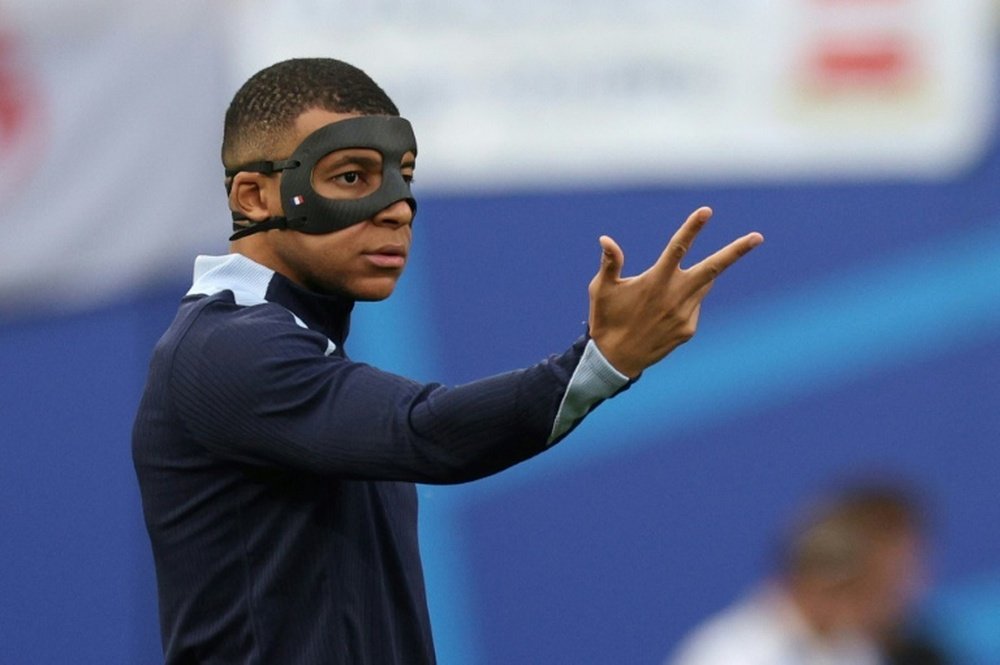 Mbappe's presence in the starting XI against Poland is in doubt. AFP