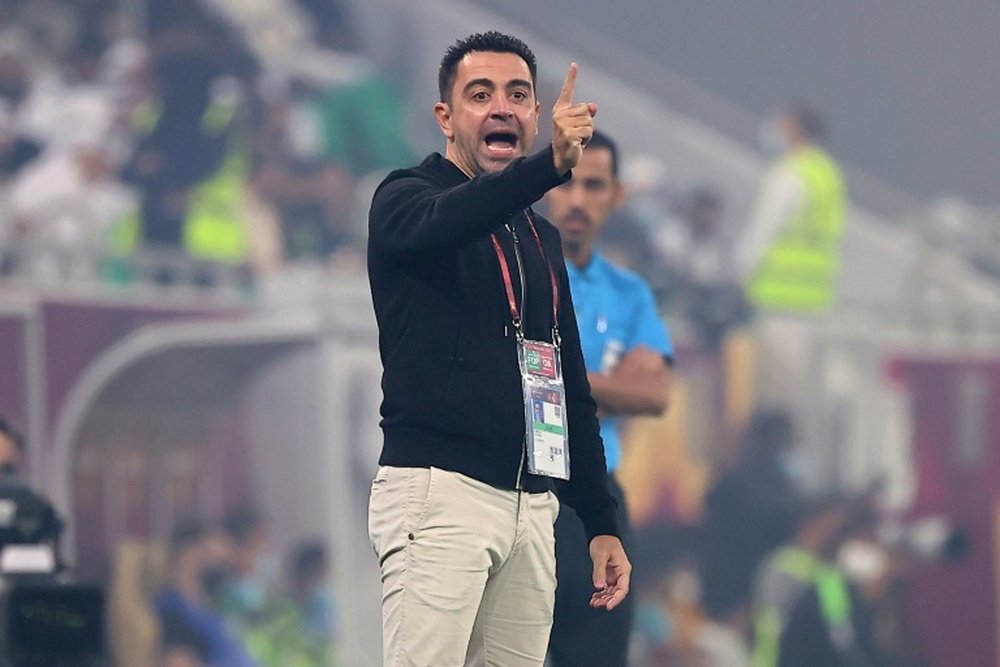 La afición no quiere perderse la presentación de Xavi. AFP