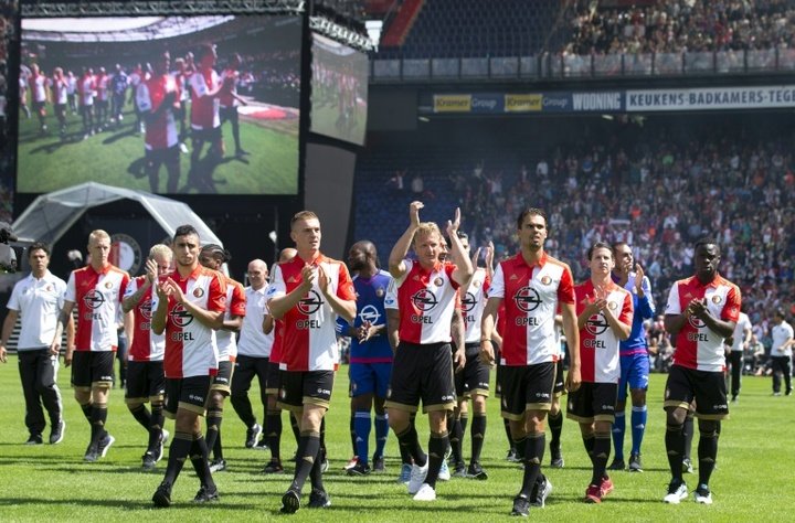Tempers flare as Feyenoord players come to blows