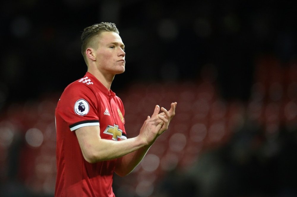 Carrick hailed McTominay, calling him a 'shining example. AFP