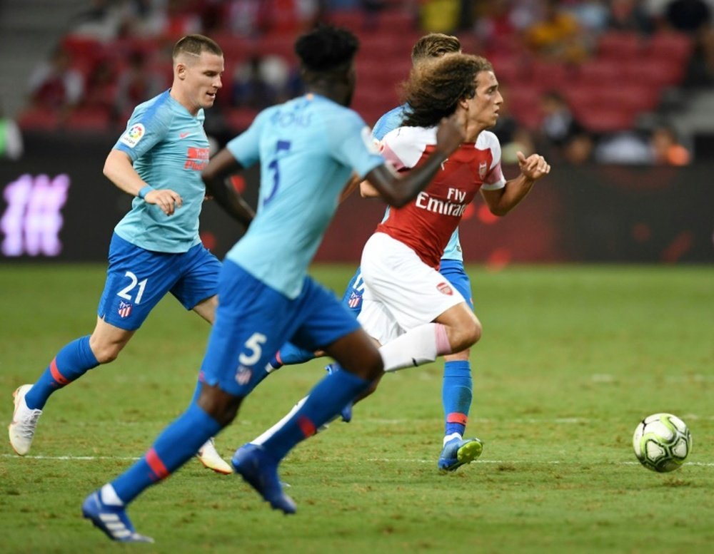 Guendouzi est devenu un pilier d'Arsenal. AFP