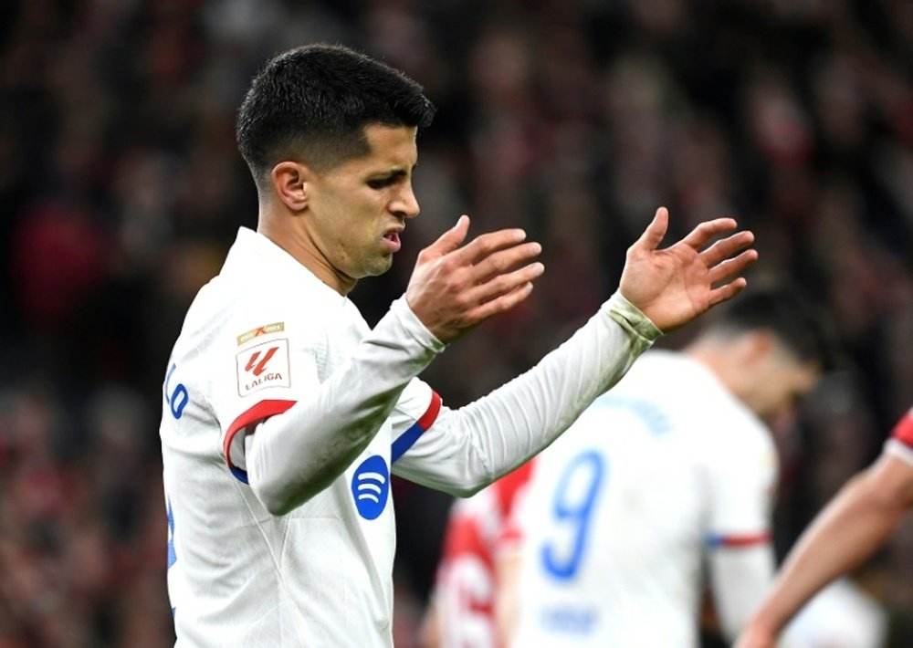 Joao Cancelo urged Barcelona to bounce back ahead of 'El Clasico'. AFP