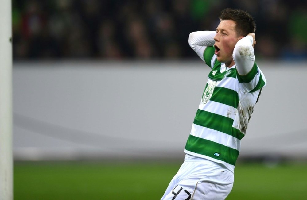 McGregor anotó el tercero para el Celtic. AFP