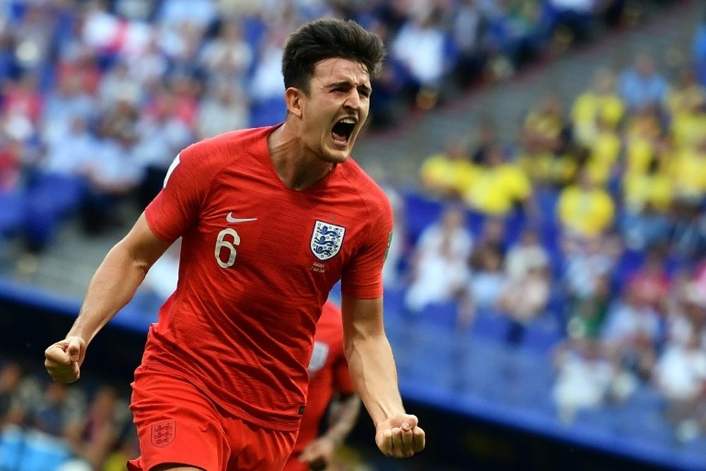Football fans are hoping to see Harry Maguire immortalised on the new £50 note. AFP