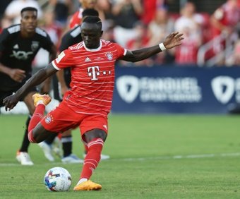 Sadio Mane scored in Bayern's 2-6 victory over DC United. AFP