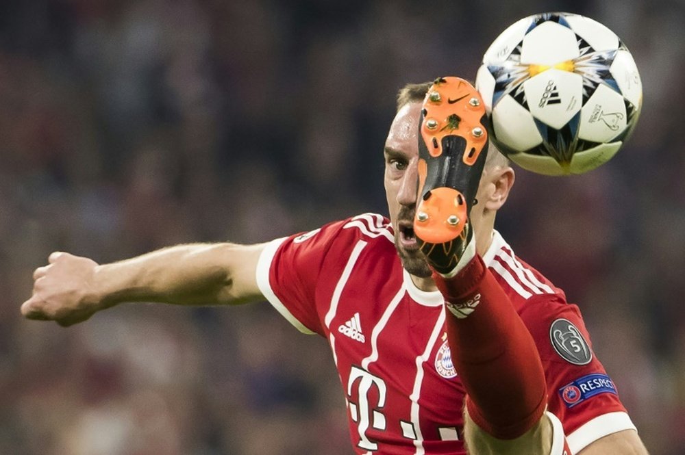 Ribéry podría haber llegado a un acuerdo para continuar en el Bayern. AFP