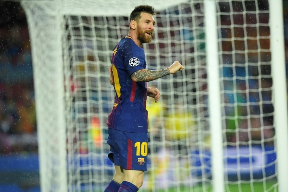 Frente ao Sevilla, Messi vai completar o jogo 600 pelo Barça. AFP