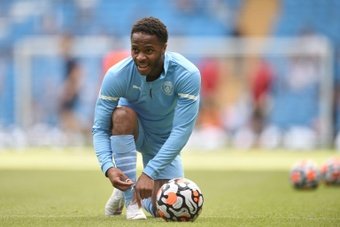 Sterling has a contract at Man City until 2023. AFP