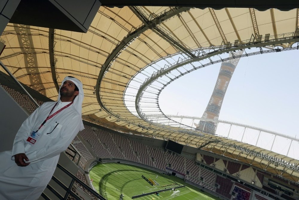 Air-conditioned Qatar World Cup stadium ready. AFP