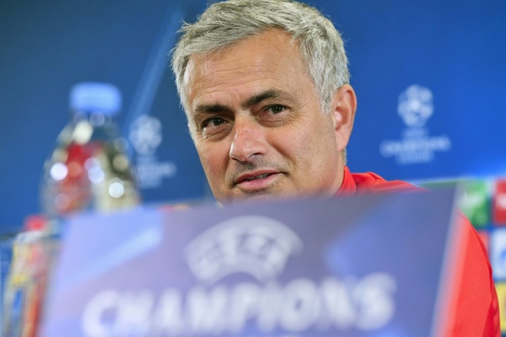 Mourinho wants Man Utd to stay 'humble' in Moscow. AFP